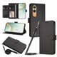 thumbnail image 1 of Funda Billetera de Cuero Sintético para OnePlus Nord CE4 Lite 5G, Negro, 1 of 6