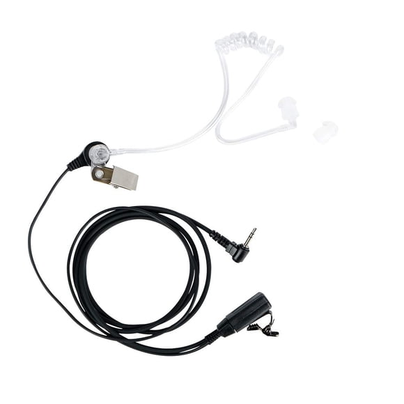 Auriculares Caroo de 1 pin de 2,5 mm con micrófono PTT para Motorola
