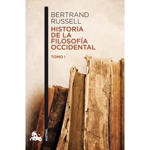 Espasa - Libro Historia De La Filosofía Occidental Tomo I - B Russell