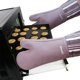 thumbnail image 4 of Set de guantes de horno de silicona Alselo, resistencia al calor 550 °F (7,5" × 16"), 4 of 7
