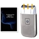 thumbnail image 4 of Mini afeitadora eléctrica de láminas para hombre, inalámbrica, con carga USB, para viaje, recortadora facial, color plateado, 4 of 8