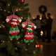 thumbnail image 2 of Adorno Navidad Colgante Duendesito Feliz Navidad 28cm, 2 of 7