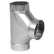 thumbnail image 1 of Tubo de horno Full Flow Tee Imperial Manufacturing 6x6x6 galvanizado, 1 of 2