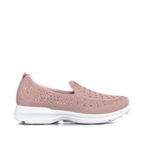 Zapatilla Casual Mujer Slip On Con Pedrería Weide Tfa203