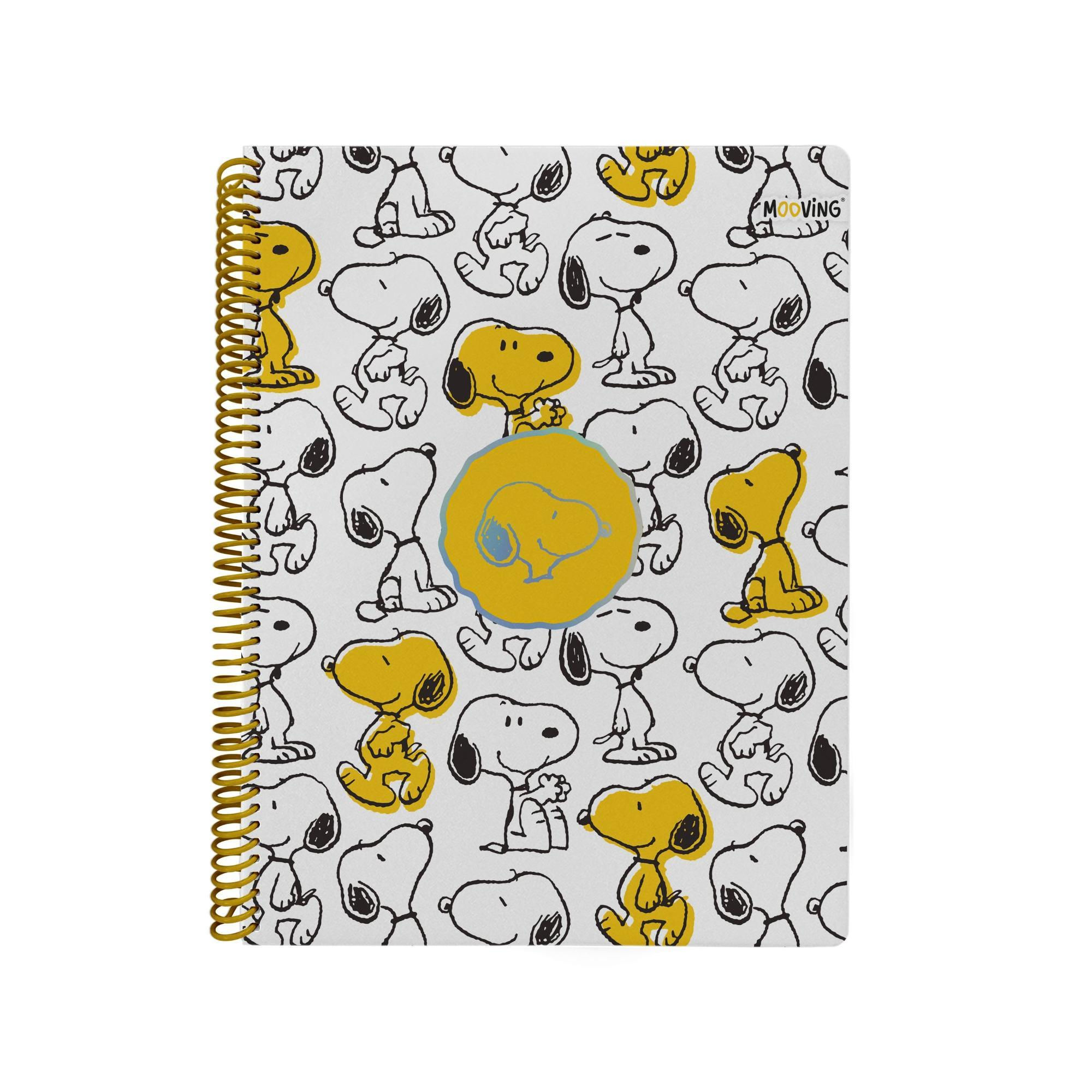 Cuaderno Universitario Snoopy 100hjs 7mm Mooving