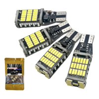 Maximus Store - Ampolleta Led T15 Blanca Superbrillante - 4 Unidades Blanco