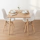 thumbnail image 1 of Comedor Mesa Aroa Wood 80x80 Cm + 2 Sillas Eames Blanca, 1 of 3