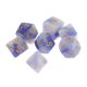 thumbnail image 1 of 7 Unids / Set Dados Numerales Multilaterales Para DND RPG Juego De Rol Casino Juguetes Props Azul Blanco, 1 of 5