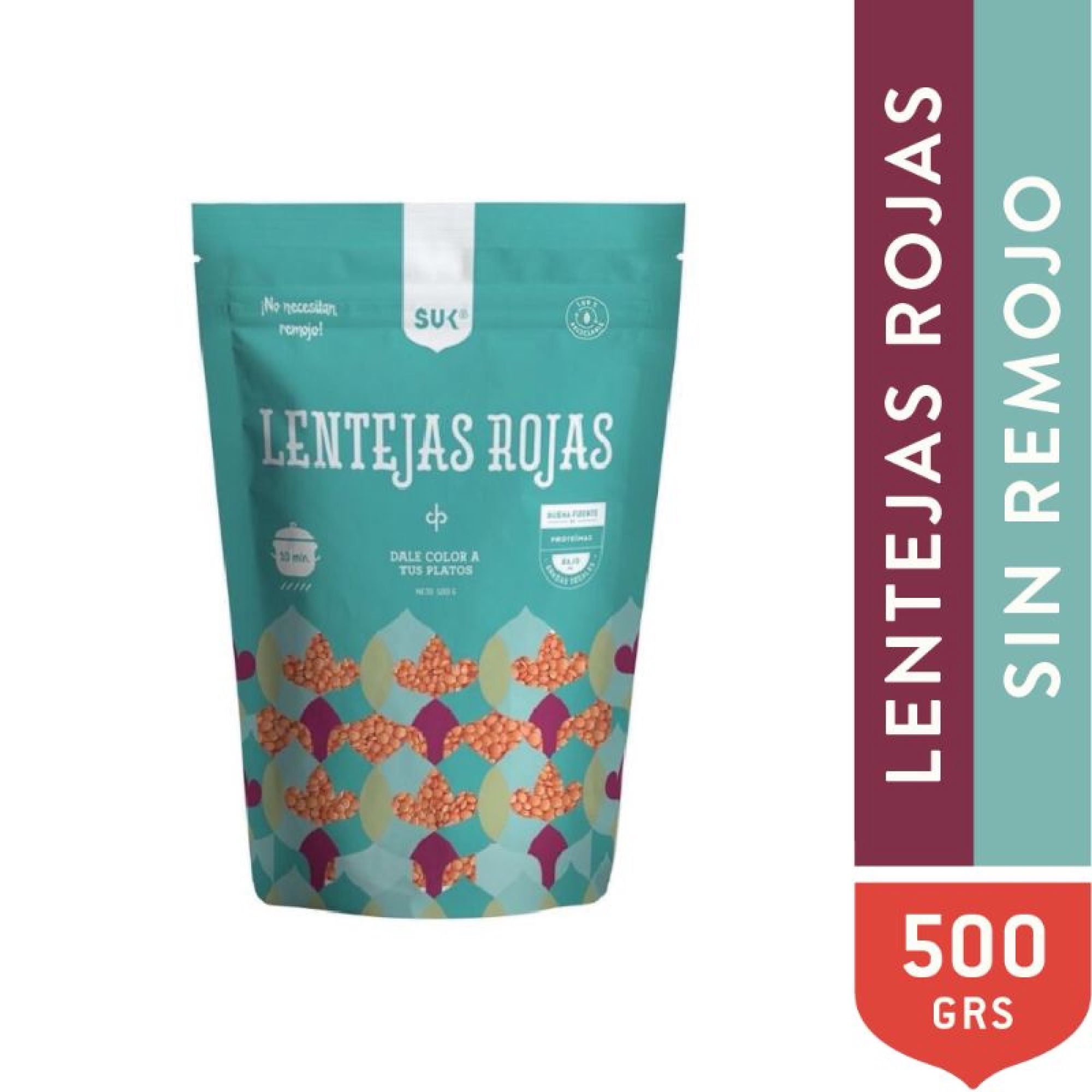 Lentejas Rojas 500 g SUK