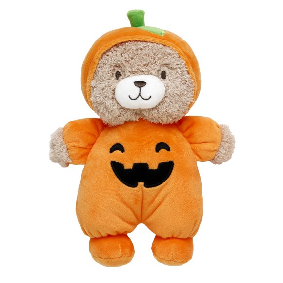 Sonajero de peluche para Halloween, bebé, 23 cm, con linterna bordada