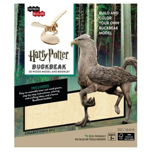 Insight - Harry Potter: Buckbeak - Libro Y Modelo Armable En Madera