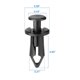 thumbnail image 2 of Remaches Push Pin QIIYCCE Nylon 8 mm Kit 100 Unidades ATV UTV, 2 of 3