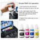 thumbnail image 4 of Kit de recarga de botellas de tinta compatible con conector de impresora Canon GI290 para Canon PIXMA G4210 G3200 G4200 G2200 G1200, 4 of 9