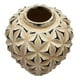 thumbnail image 4 of Jarrón Decorativo Blanco Con Detalles En Negro Con Tapa, 4 of 6
