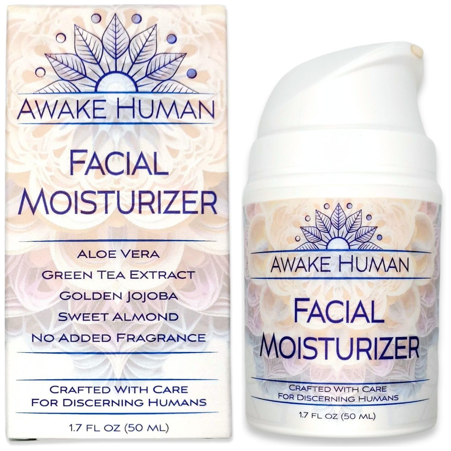 Hidratante Facial Awake Human Natural Dry Sensible Skin