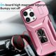 thumbnail image 2 of Funda Armada para iPhone 14 Pro Max con Tapa Deslizante y Soporte Magnético Giratorio Rosa, 2 of 5