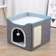 thumbnail image 4 of Cama y casa para gatos con rascador, 4 of 6