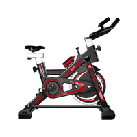 Genérico - Bicicleta Estática Spinning Profesional 120 Kg Rojo