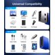 thumbnail image 5 of Adaptador Syntech USB-C hembra a USB-A macho, paquete de 3, azul, 5 of 7