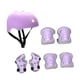 thumbnail image 4 of Juego de cascos para bicicletas para niños, equipo de skate con rodilleras con almohadillas de codo Guardias para chicas para niños que trepan de roca Púrpura, 4 of 5