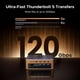 thumbnail image 3 of Estación de acoplamiento UGREEN Maxidok Thunderbolt 5 Dock Revodok 17 en 1, 3 of 9