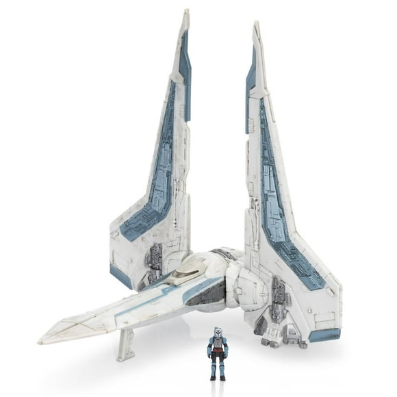 Bo-Katan Gauntlet Fighter de juguete de Star Wars Micro Galaxy Squadron
