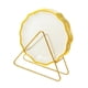 thumbnail image 1 of Juego De 6 Platos, Vajilla, Plato De Cocina, Plato De Hueso Para Fiesta En Casa Al Aire Libre, Color Beige, 1 of 5