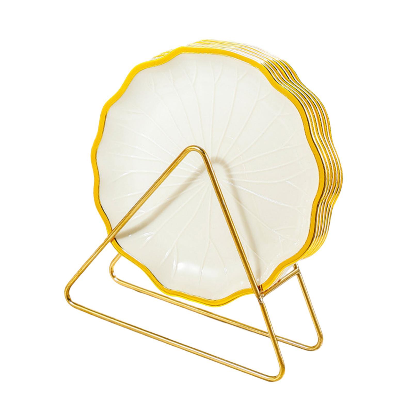 Bothyi - Juego De 6 Platos, Vajilla, Plato De Cocina, Plato De Hueso Para Fiesta En Casa Al Aire Libre, Color Beige