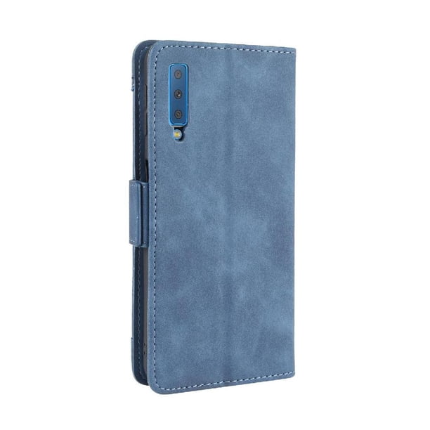 Funda Tipo Billetera FOXDOCK para Samsung Galaxy A7 2018 – Tapa Flip con Tarjetero