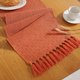 thumbnail image 1 of Xiao Hua Camino de mesa con borlas, naranja, 33x92cm - Camino de mesa de poliéster, camino de mesa fino, camino de mesa rústico, camino de mesa decorativo para el hogar, 1 of 3