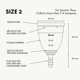 thumbnail image 4 of Copa menstrual Lunette de silicona de grado médico, 4 of 9