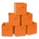 thumbnail image 1 of Contenedores de Almacenamiento Casafield Cubo Plegable de Tela Naranja x6, 1 of 7