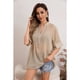 thumbnail image 3 of Blusa Mujer Lino Algodón Premium Liviana Cuello Mao 8057, 3 of 4
