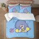 thumbnail image 1 of Tuxedosam 3-Piece Bedding Set For Kids Boys Girls Adult Cartoon Warm Cute Fashion Holiday Present Gift Bed Sheets, 1 of 5