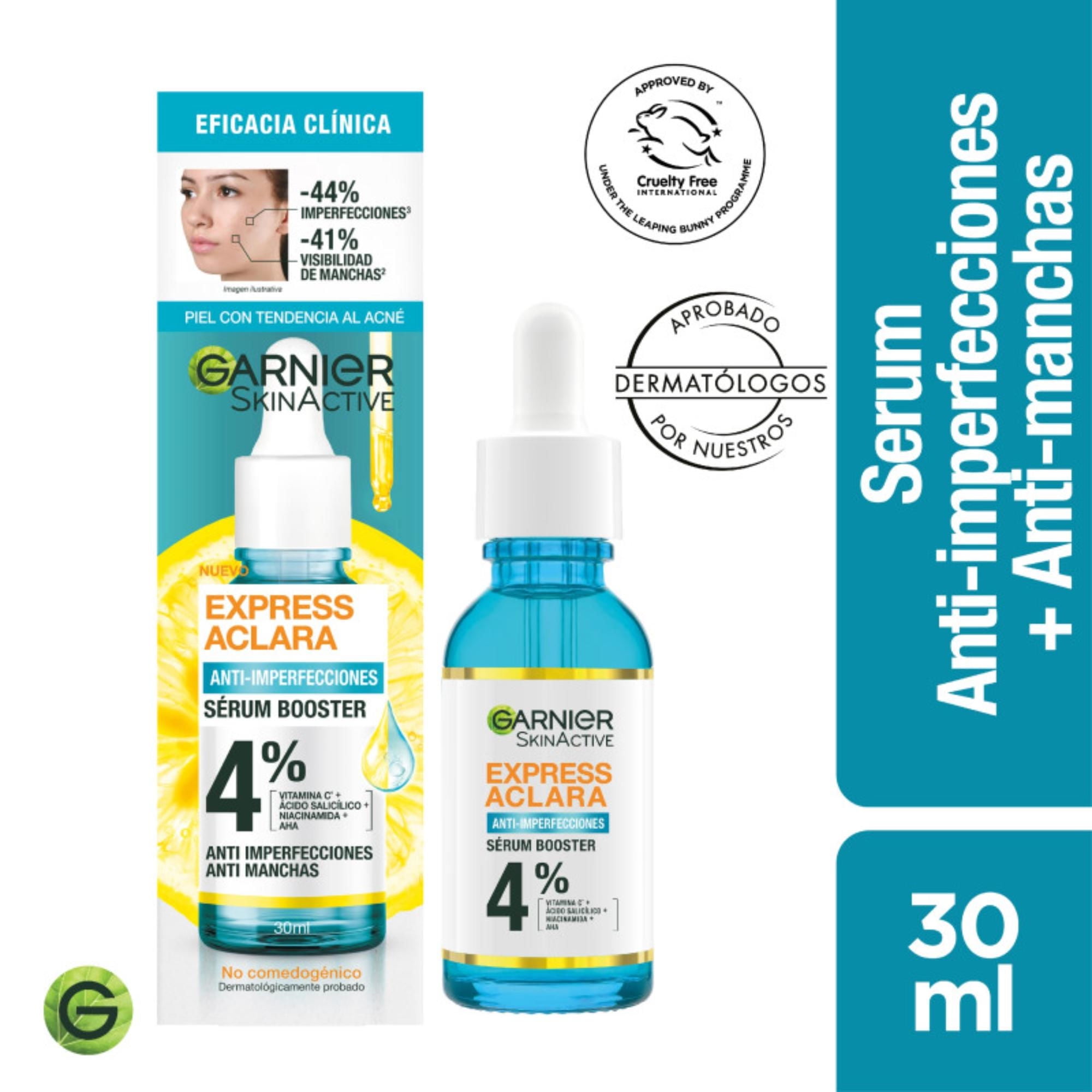 Serum Anti-imperfecciones Y Anti-manchas 30 ml Garnier Skin Active
