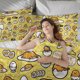 thumbnail image 5 of GUDETAMA 3-Piece Bedding Set For Kids Boys Girls Adult Cartoon Warm Cute Fashion Holiday Present Gift Bed Sheets, 5 of 5