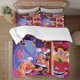thumbnail image 2 of Pizza Tower Quilts for Queen Bed Bedspreads,Soft Bed Quilt Lightweight Bedspread,Quilted Coverlet 3 Piece Bed Sheets, 2 of 5
