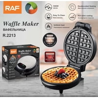 Raf - Maquina De Wafles Redonda 4 Unidades