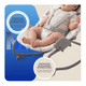thumbnail image 5 of Silla Mecedora Para Bebé 3 En 1 Con Piano Musical Y Juguetes, 5 of 6