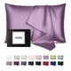 thumbnail image 1 of Funda de almohada de seda INSSL Mulberry Silk para mujer, 20 x 30 cm, color morado, 1 of 7