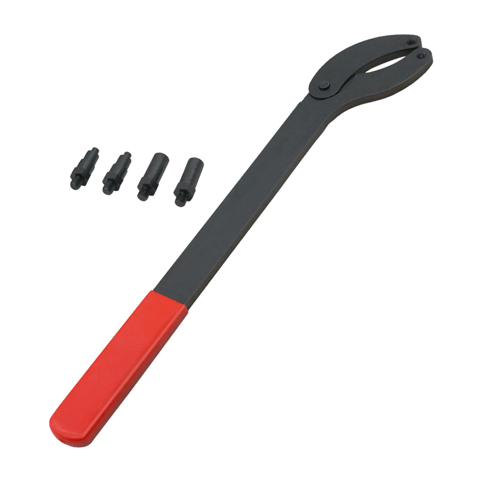 Magideal - Llave De Piñón De Bloqueo De Sincronización Multifuncional, Soporte De Polea De Llave De Acero Resistente Portátil Para Reparación De Automóviles