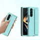 thumbnail image 1 of For Samsung Z Fold4 Mobile Phone Case Elastic Wrist Strap One Flap Folding Screen PC Case, 1 of 3