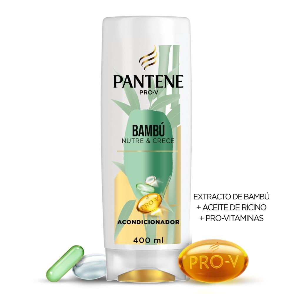 Acondicionador Pro-v Bambú Nutre & Crece 400 ml Pantene
