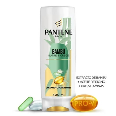 Acondicionador Pro-V Bambú Nutre & Crece 400 Ml Pantene