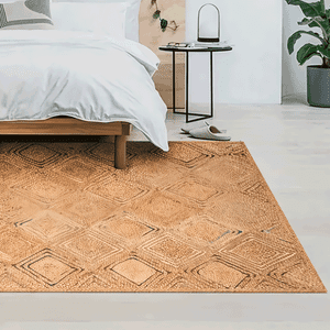 Bazhars - Alfombra 140X200 Cm Yute Heri Braided Nmulti Bk