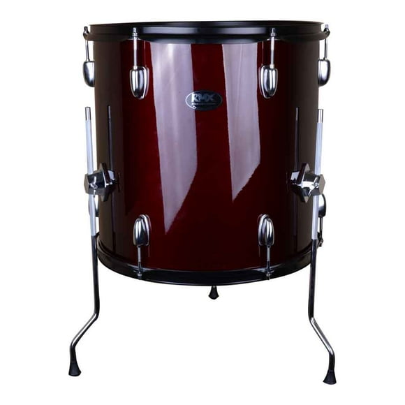 RMX BBCH-16CJ timbal de pie 16x16 rojo oscuro