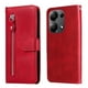 thumbnail image 1 of Funda con Cremallera para Xiaomi Poco M6 Pro 4G, Carcasa Cartera de Cuero PU con Soporte y Tarjetero, 1 of 6