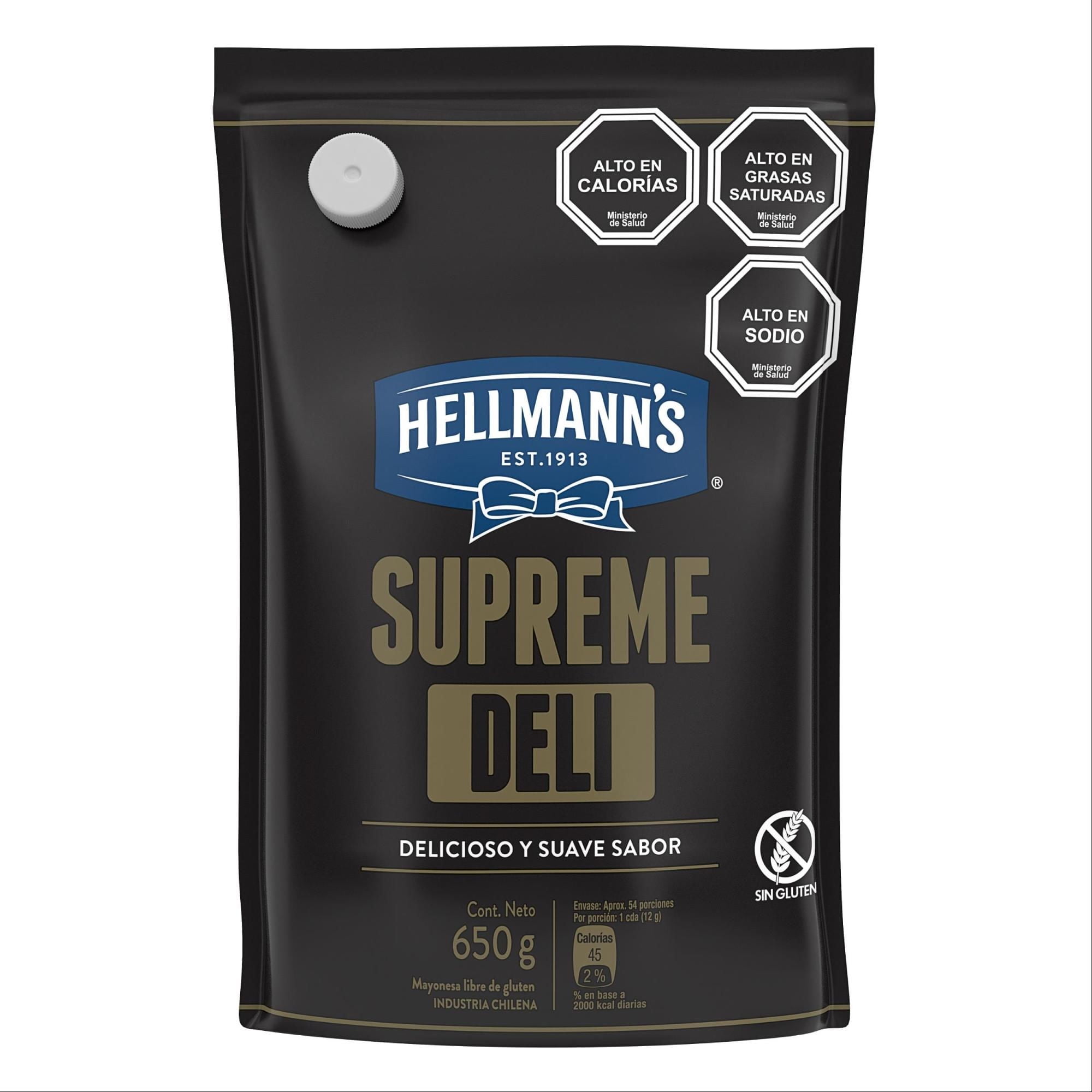 Mayonesa Supreme Deli Doypack 650 g Hellmann's