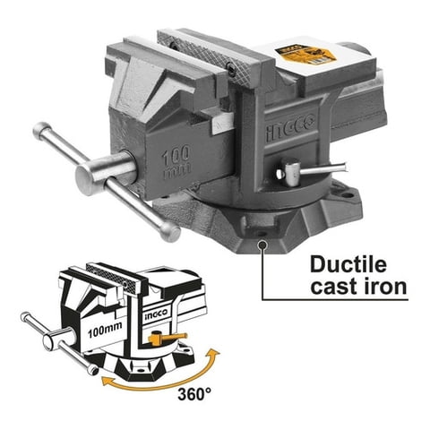Tornillo Mecanico De Banco 200Mm/8"" Ingco Hbv088
