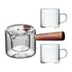 thumbnail image 2 of Tetera De Vidrio De Borosilicato Alto, Fabricante De Té Transparente Para Acampar, Viajar, Casa, Olla Con 2 Tazas, 2 of 5